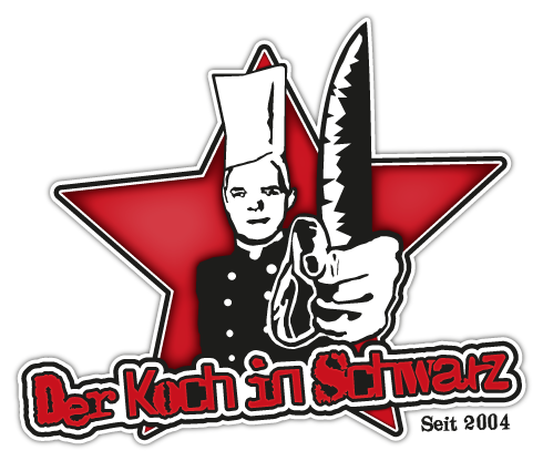 Der koch in schwarz Logo